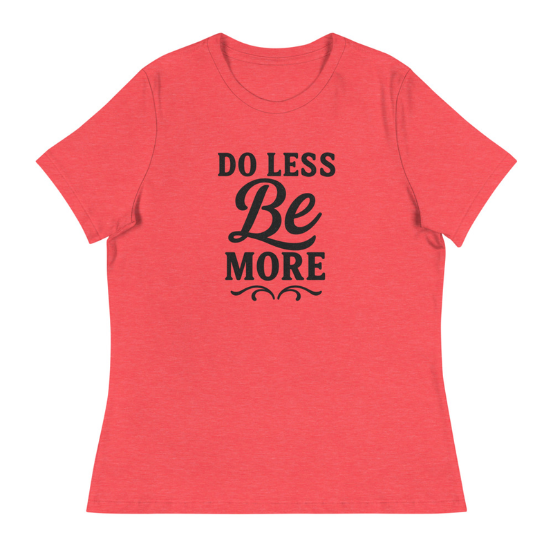 Motivational Slogan Red T-Shirt