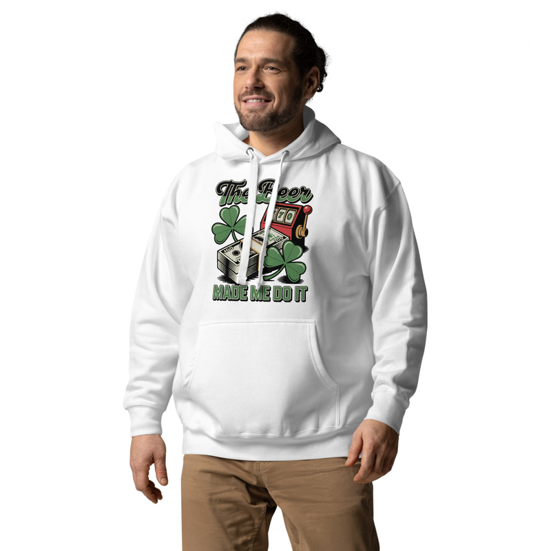 The Beer Made Me Do It Hoodie