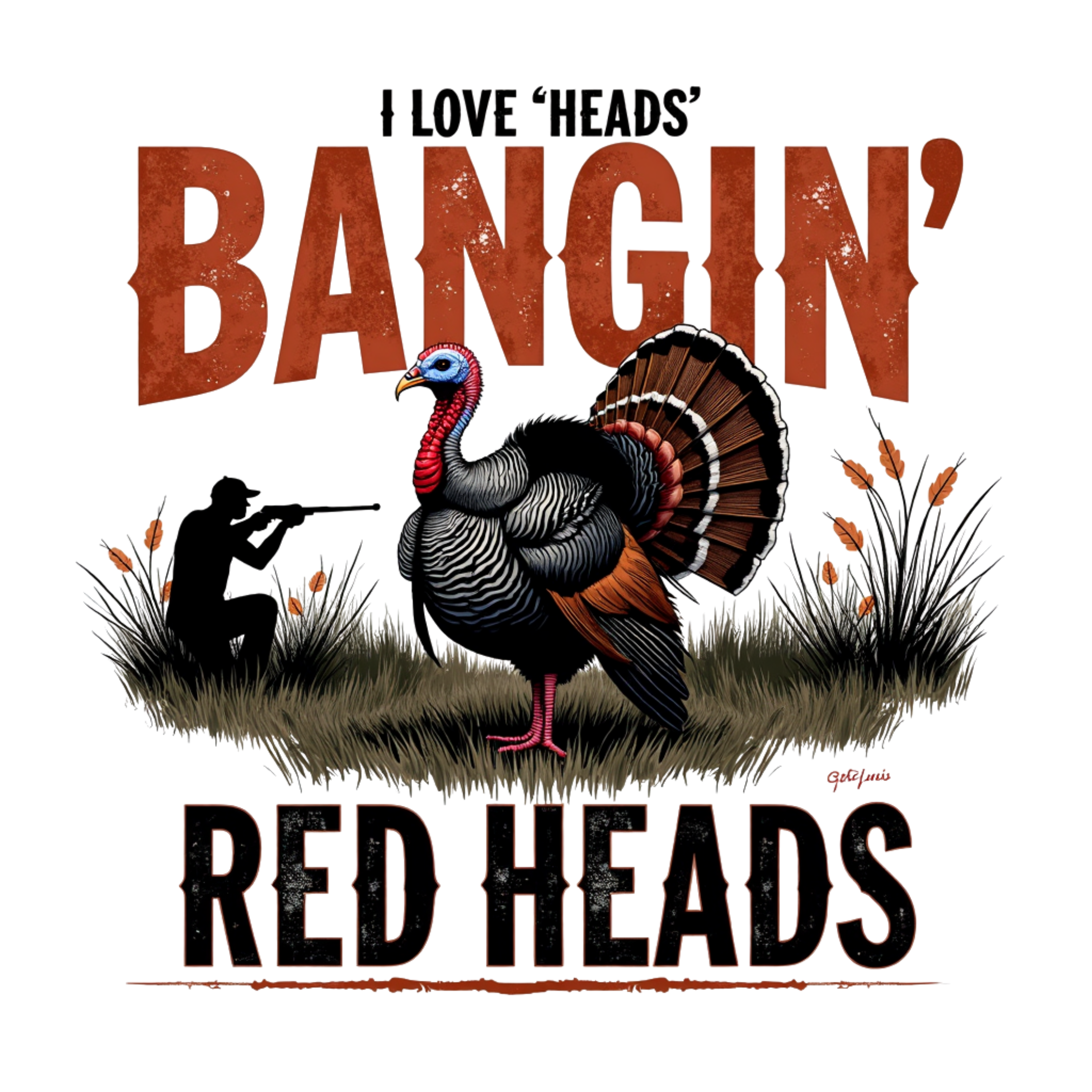 Bangin' Red Heads Turkey T-Shirt
