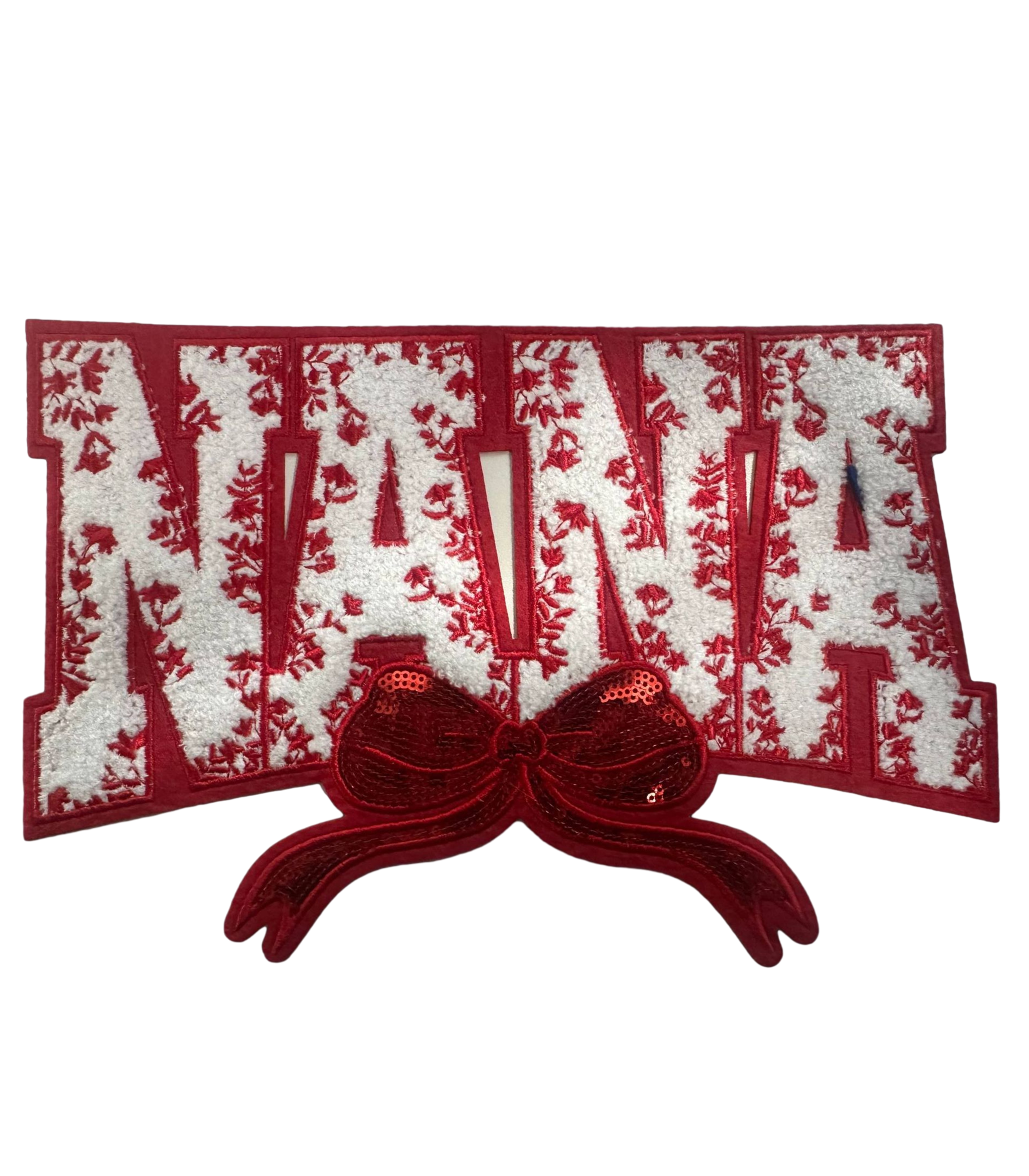 NANA pink and white w/bow