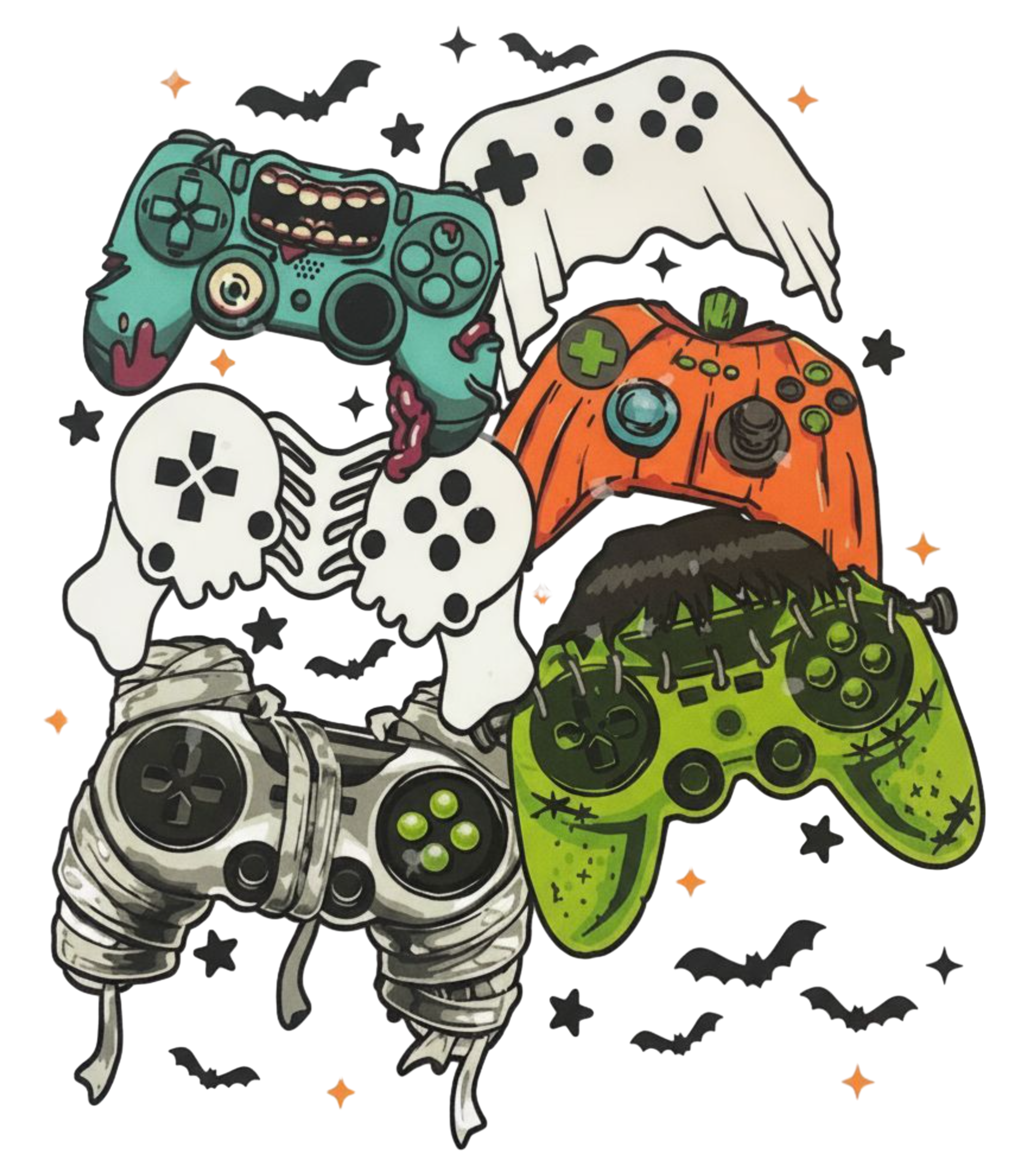 Spooky Gamer Controllers 