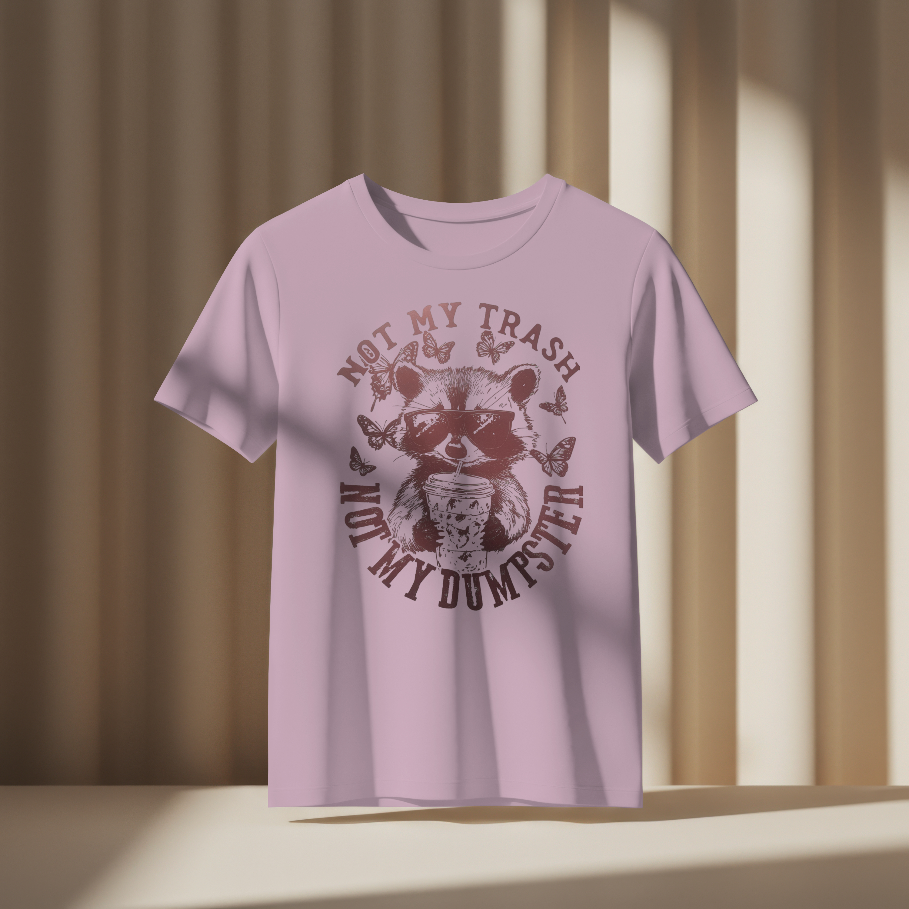 Funny Raccoon Slogan T-Shirt