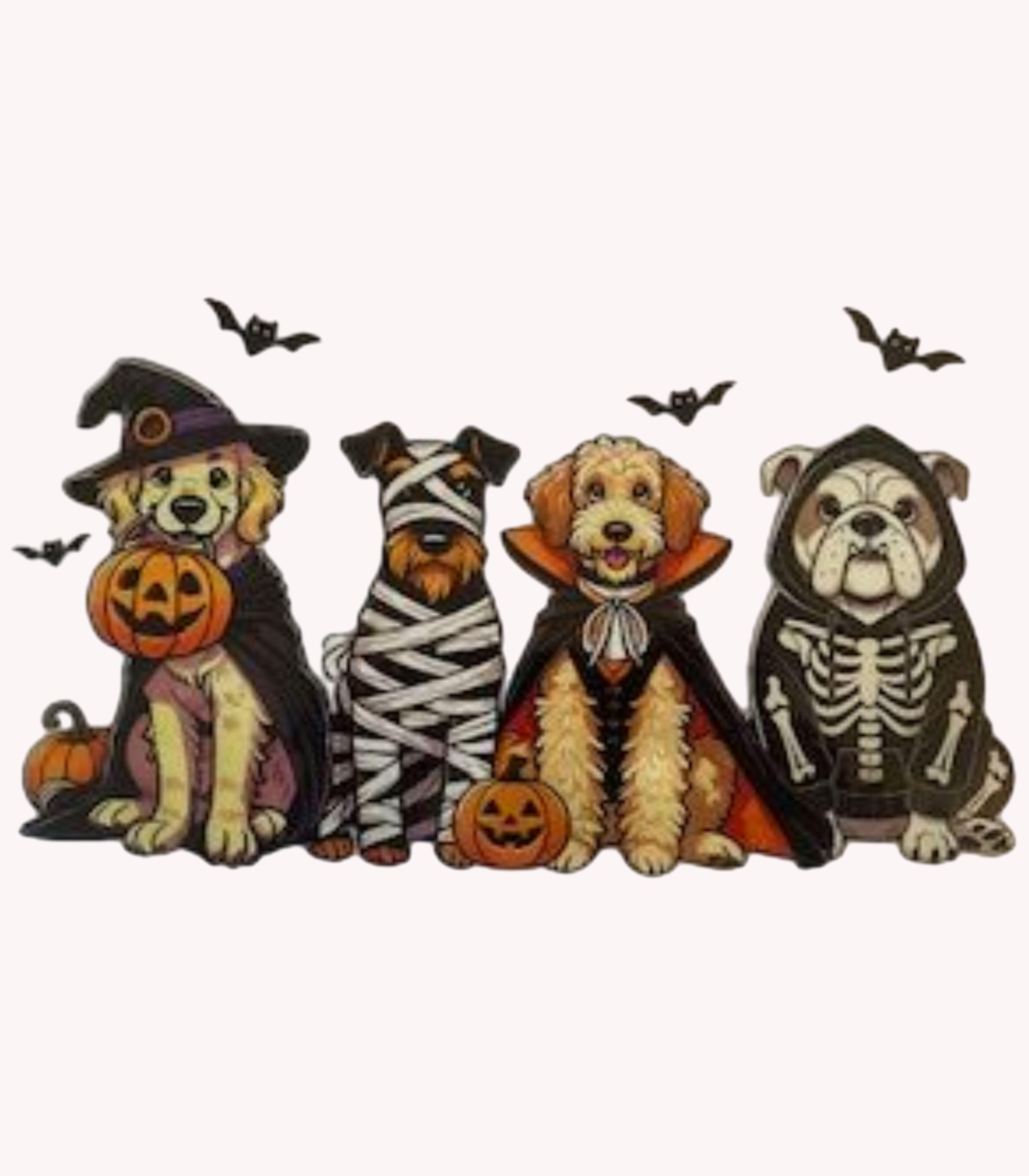 Halloween Dogs Graphic T-Shirt