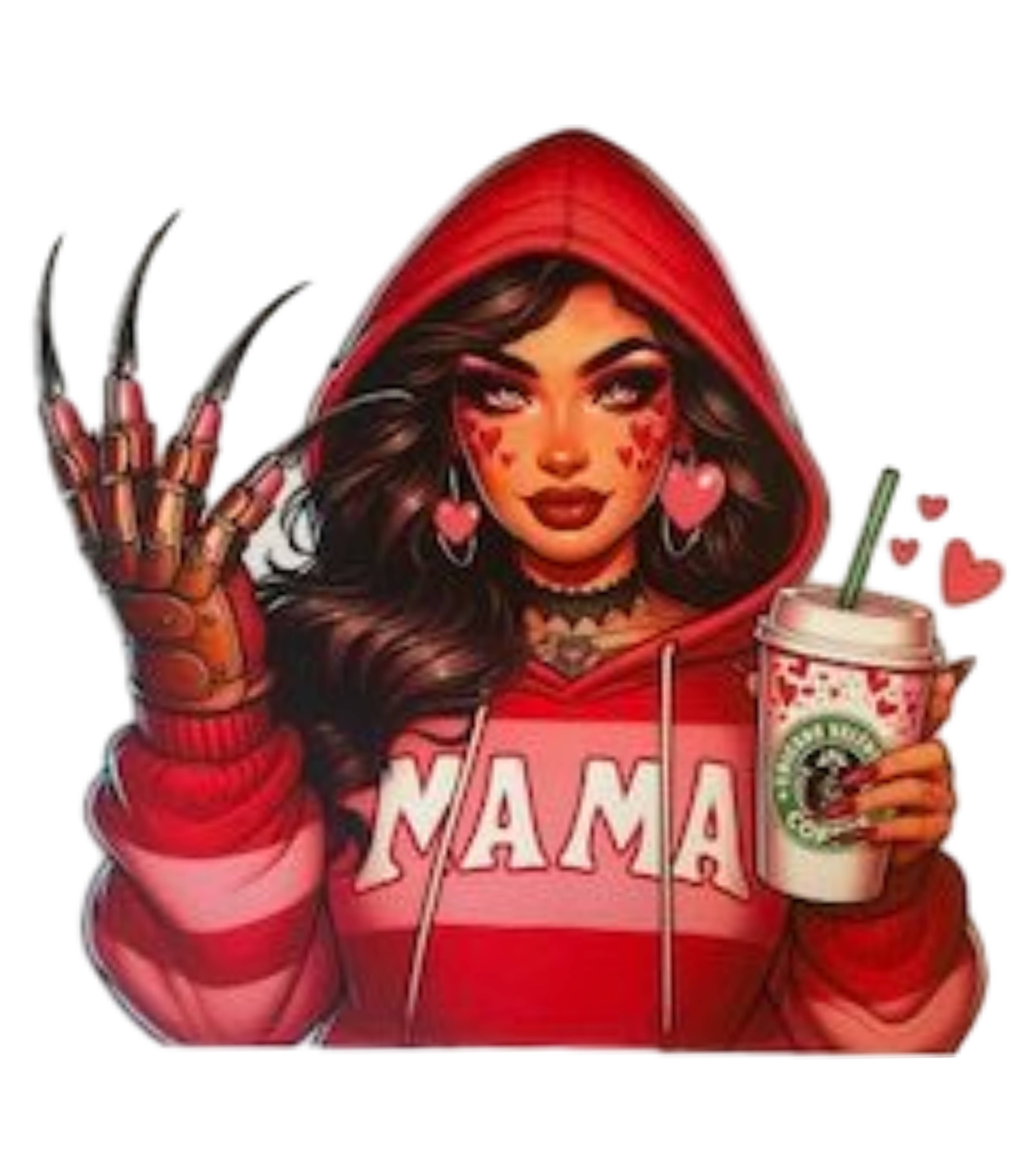 Freddie Mama Red Hoodie
