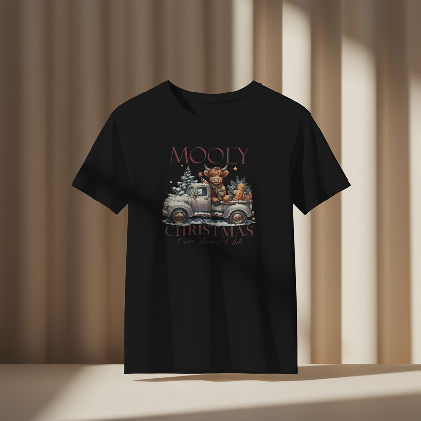 Mooey Christmas Cow Lover Club 