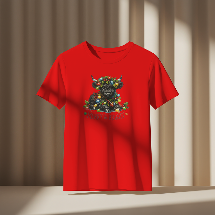 Christmas Highland Cow 