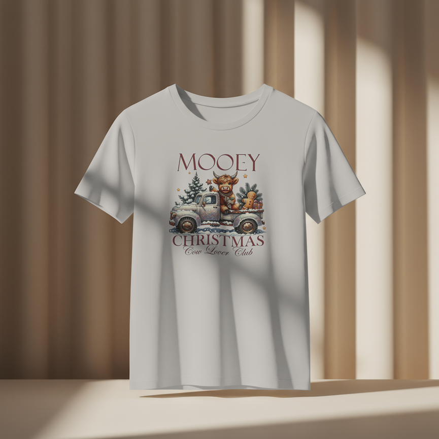 Mooey Christmas Cow Lover Club 