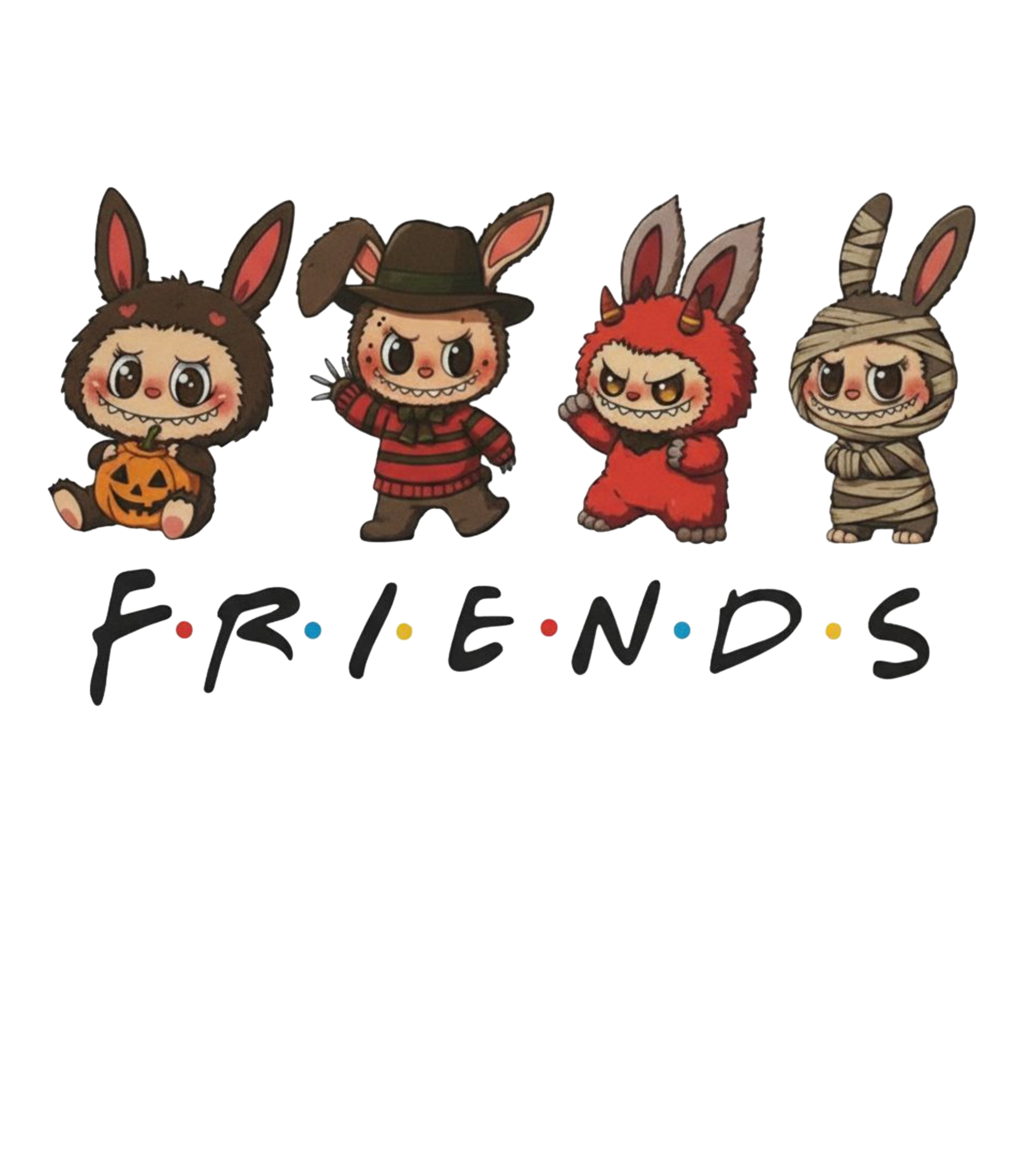 Labubu Scary F.R.I.E.N.D.S.