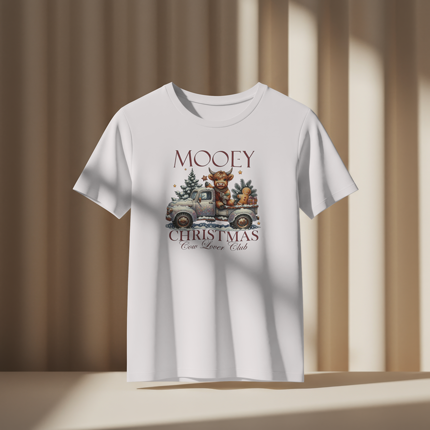 Mooey Christmas Cow Lover Club 