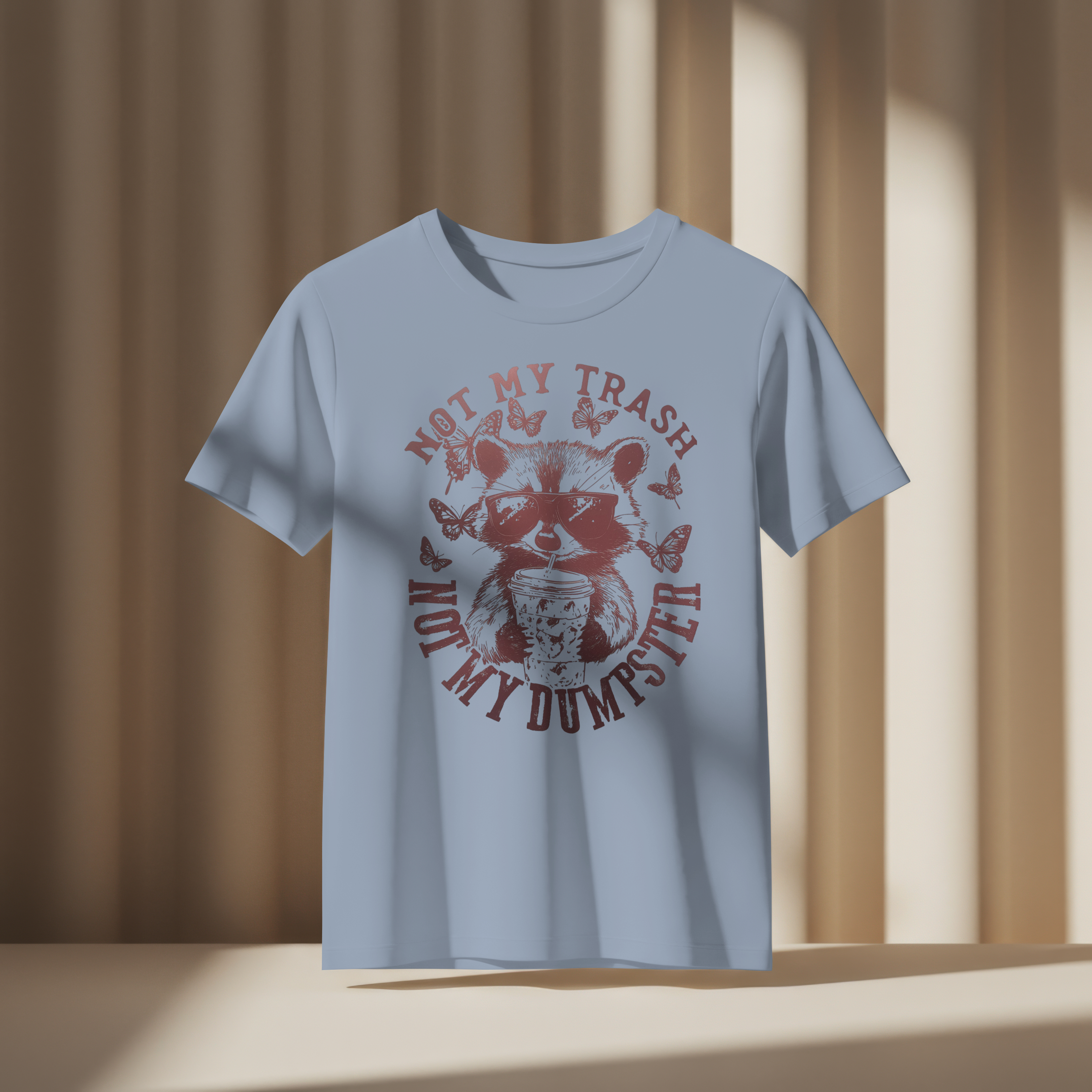 Funny Raccoon Slogan T-Shirt