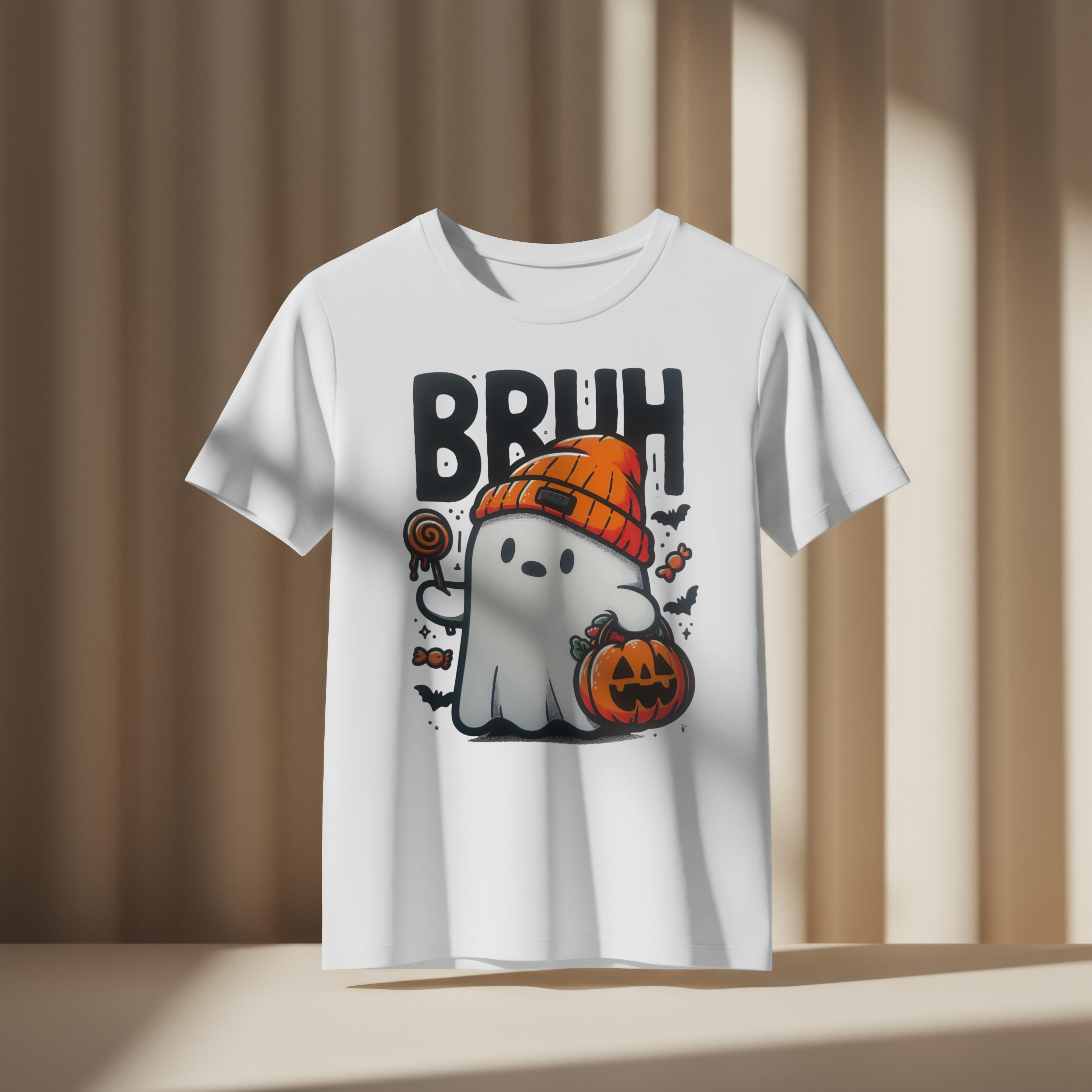 Bruh Ghost Halloween T-shirt