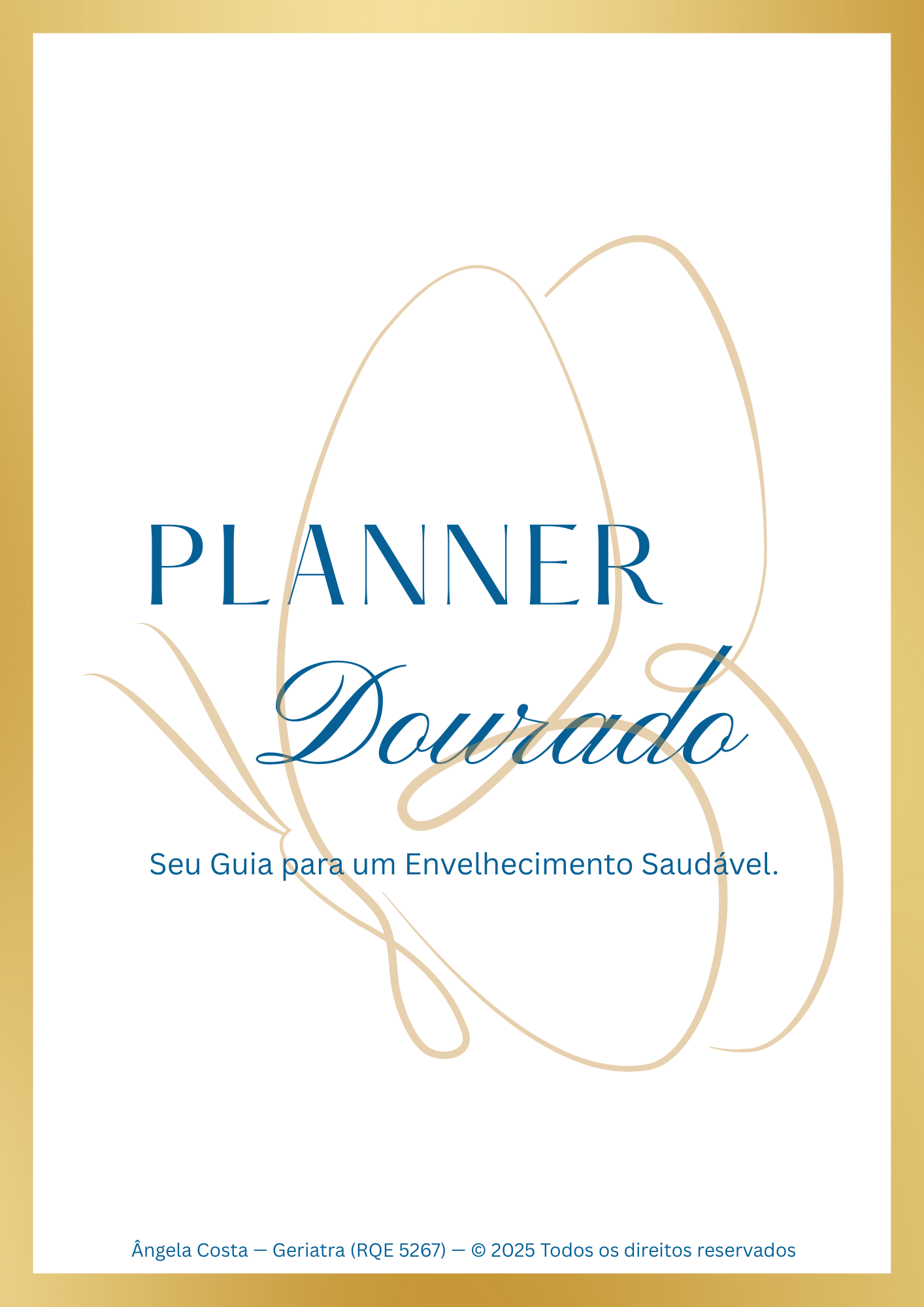 Planner Dourado