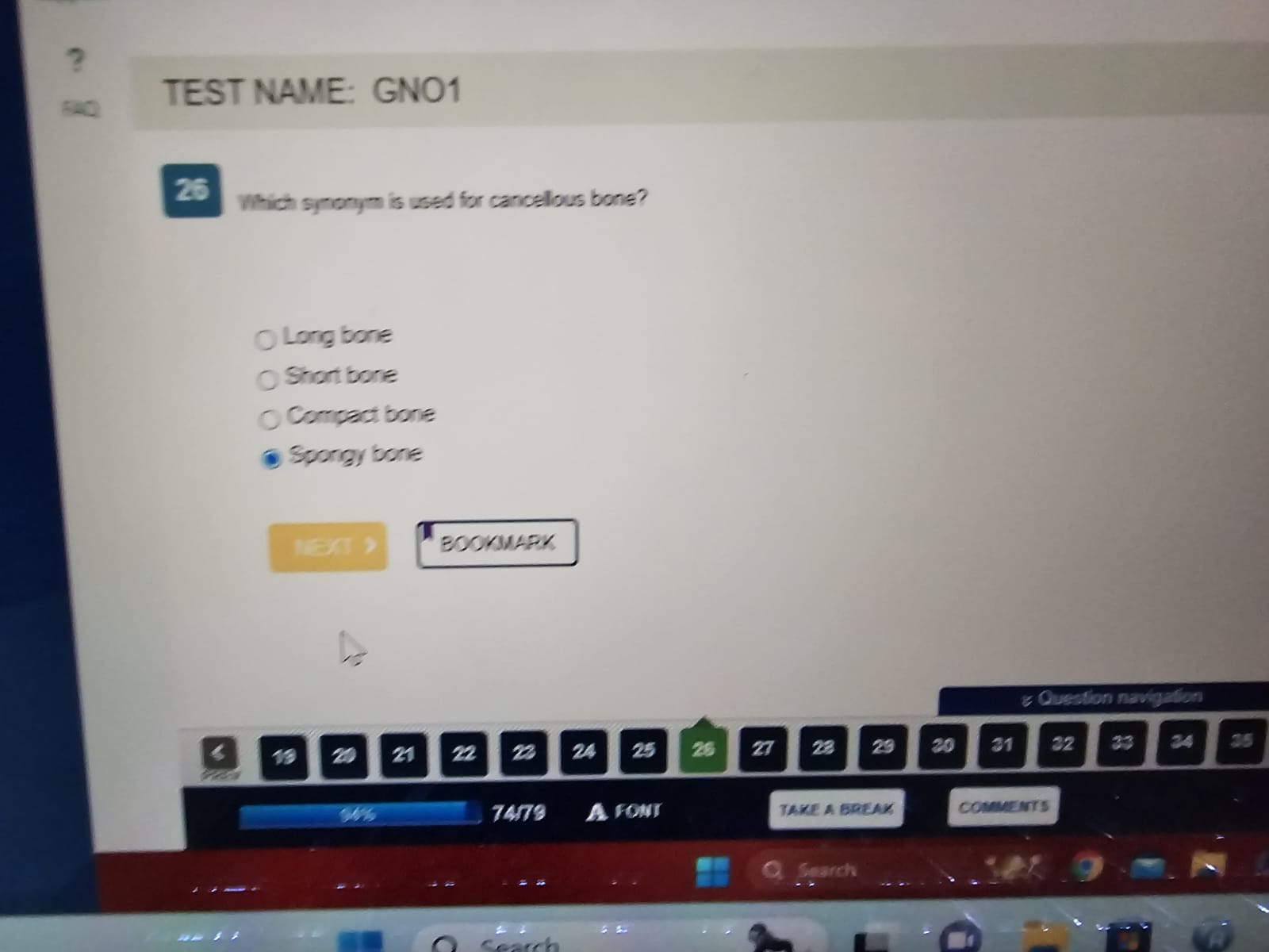 Anatomy and Physiology I with LAB (D312)