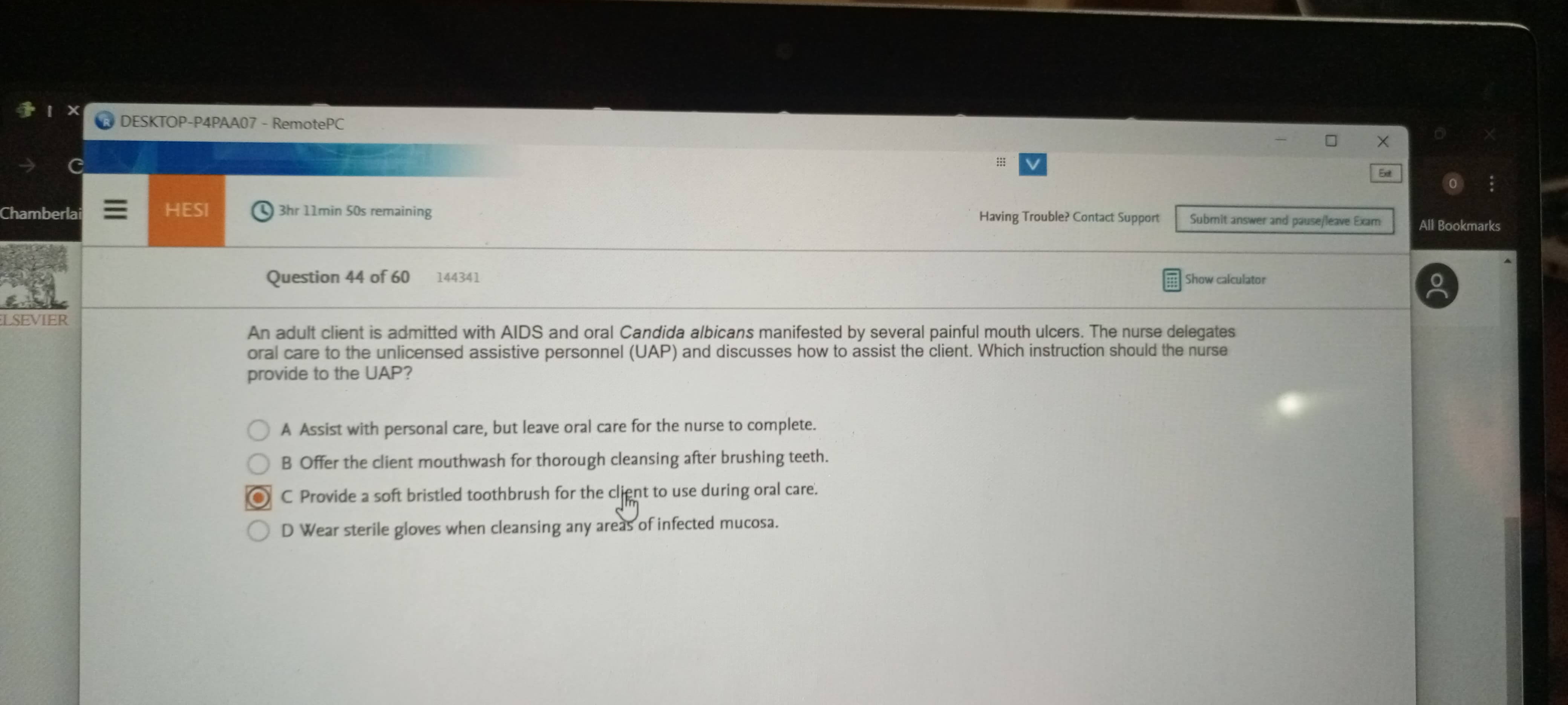 Adult Health I (D444) New OA 1