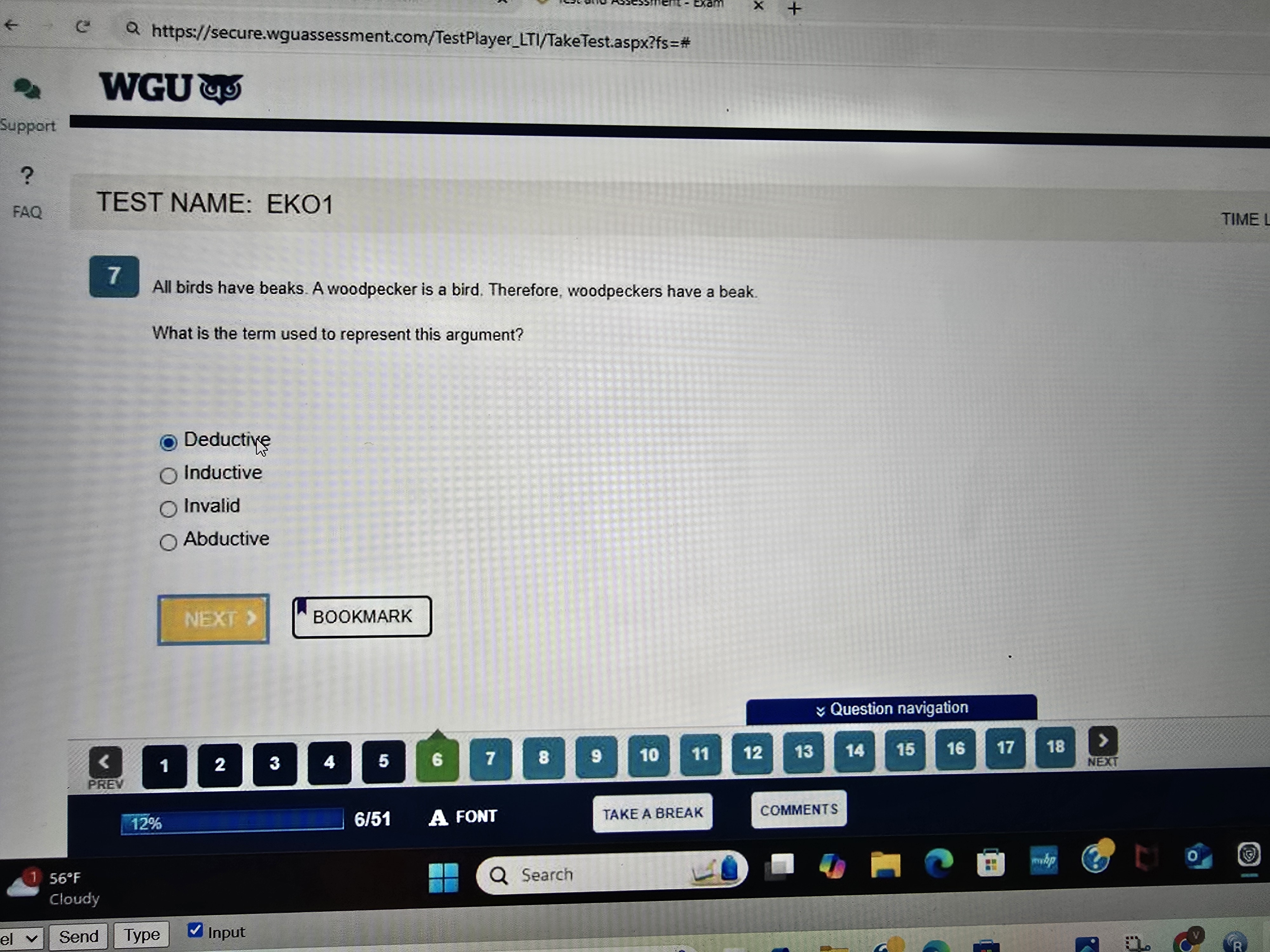 Critical Thinking (D265) New OA 1