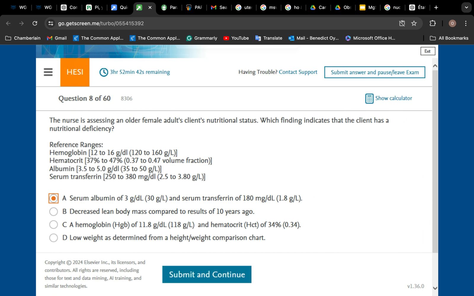 Nutrition (D440) New OA1