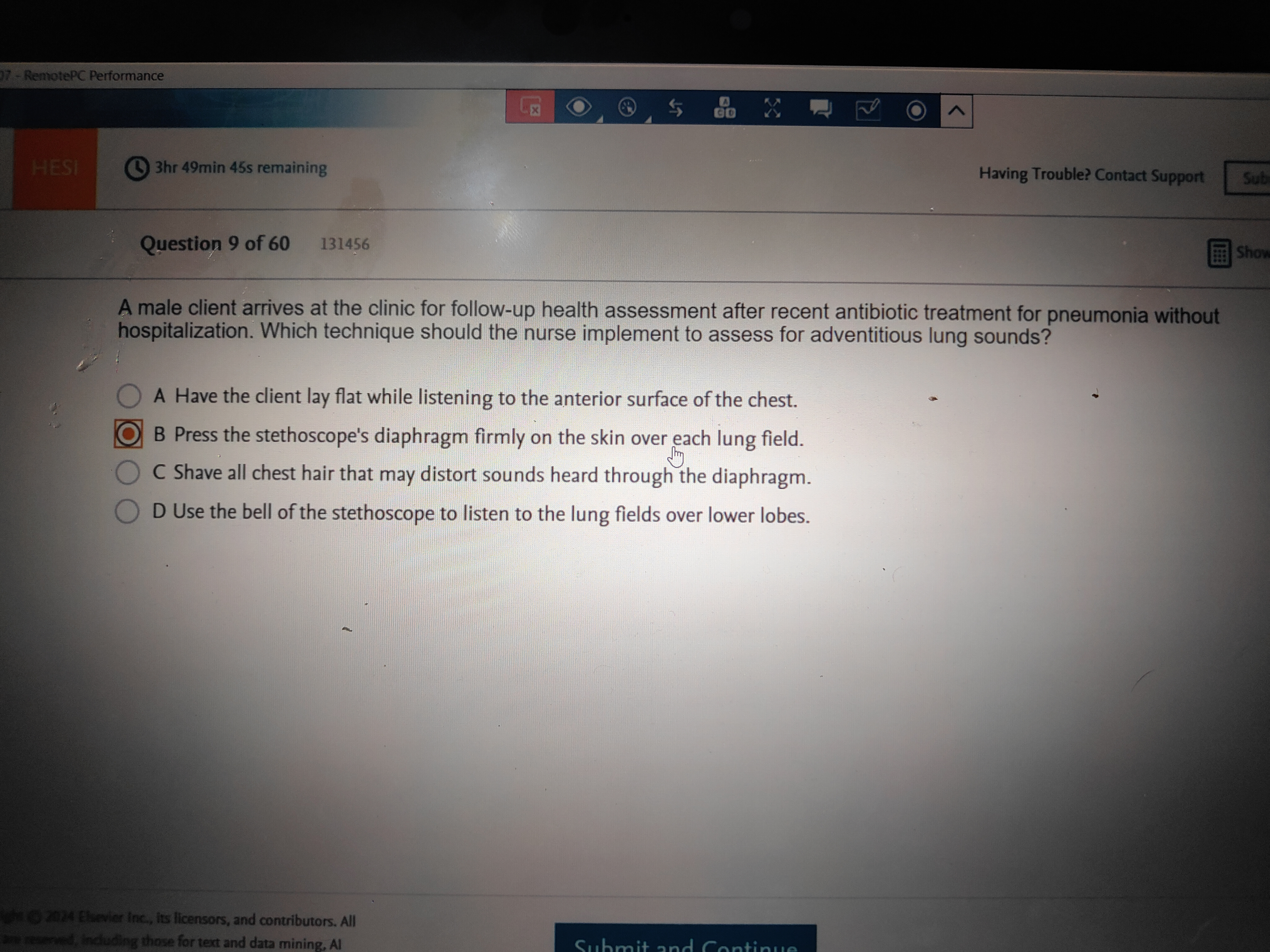 Health Assessment (D443) New OA 2