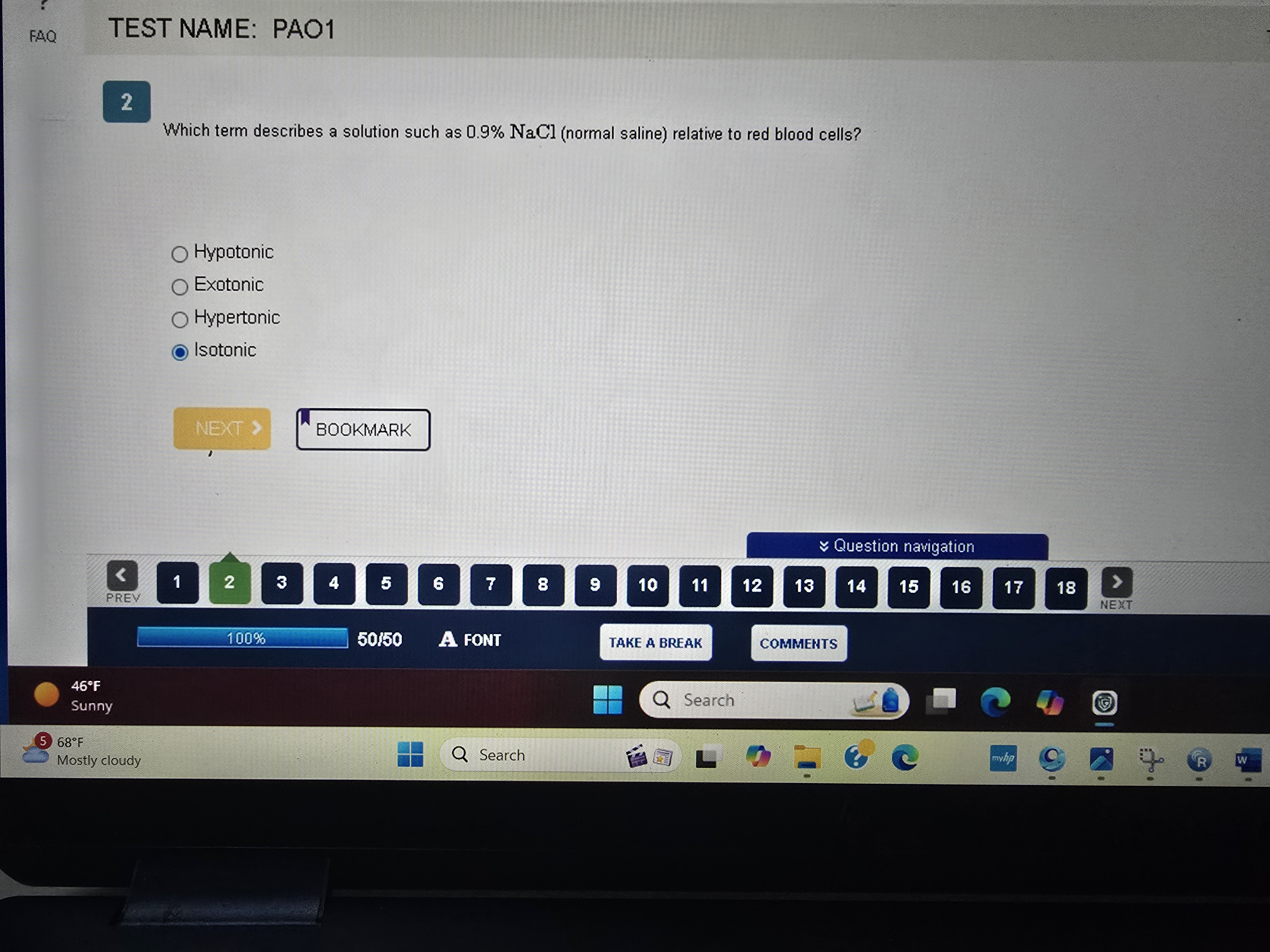 Pathophysiology (D236) New OA 3