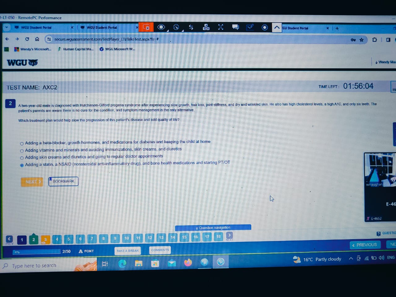 Advanced Pathophysiology (D115)