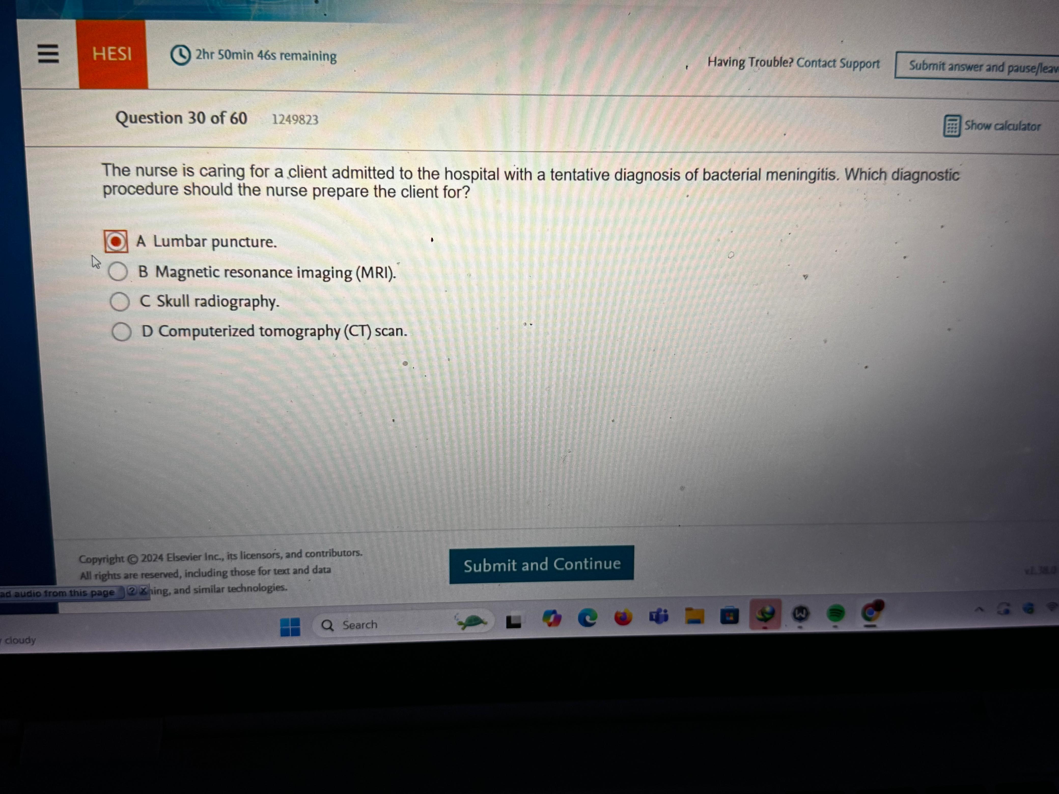 Adult Health II (D446) – New OA 2