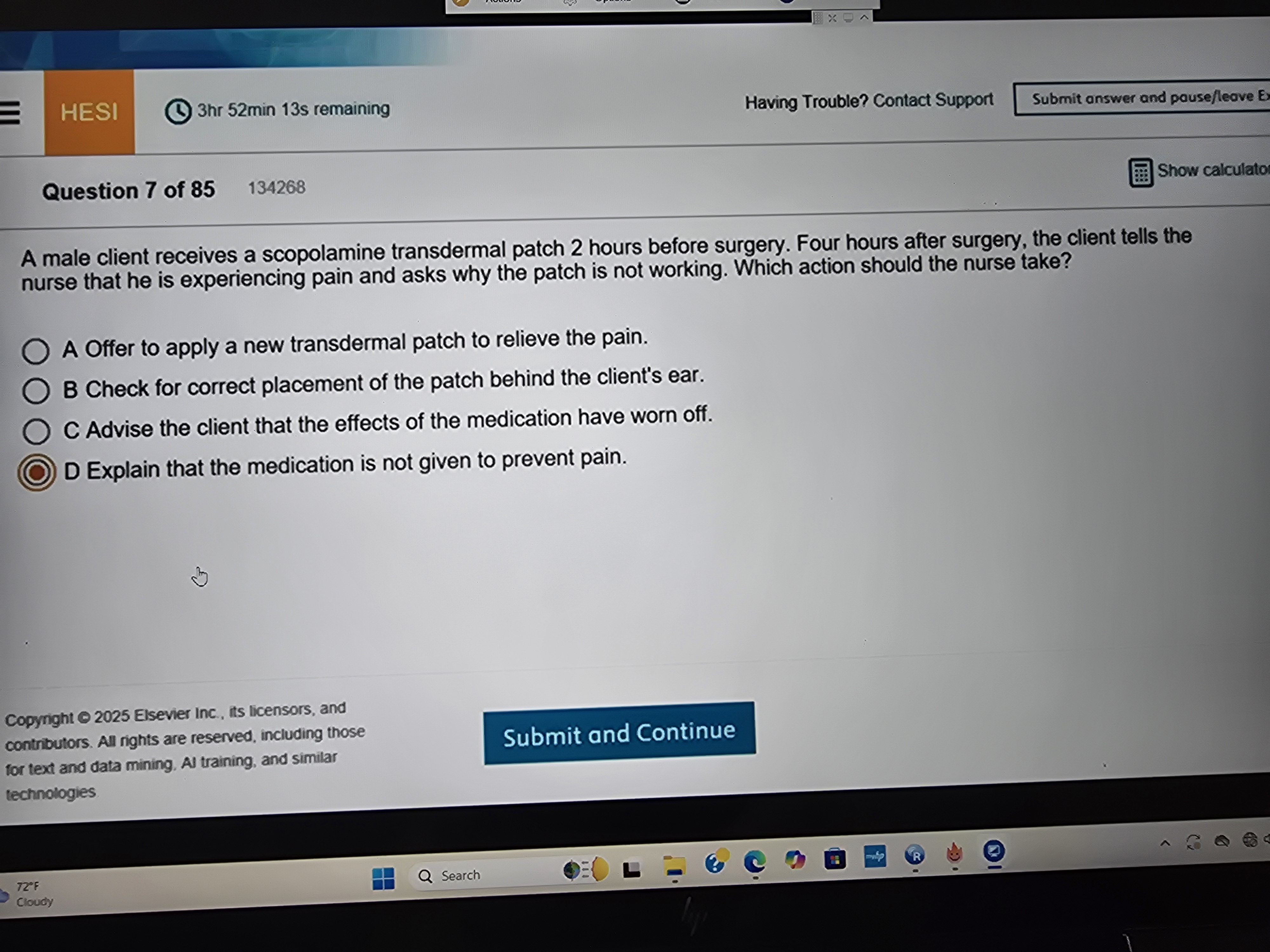 Dosage Calculation and Pharmacology(D441) New OA