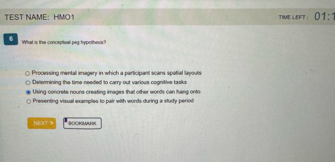 Cognitive Psychology (D570) OA