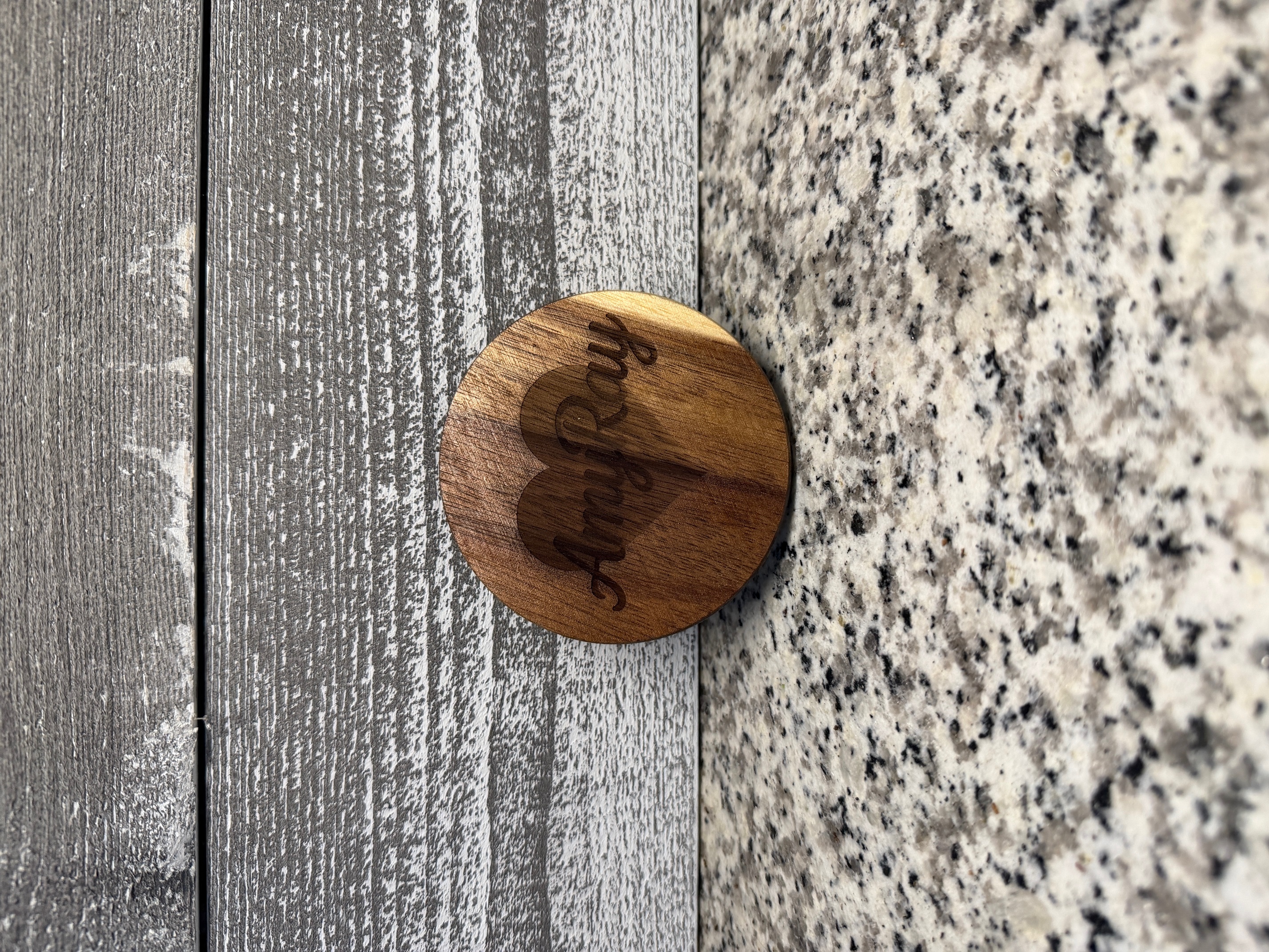 Acacia Wood Round Coasters