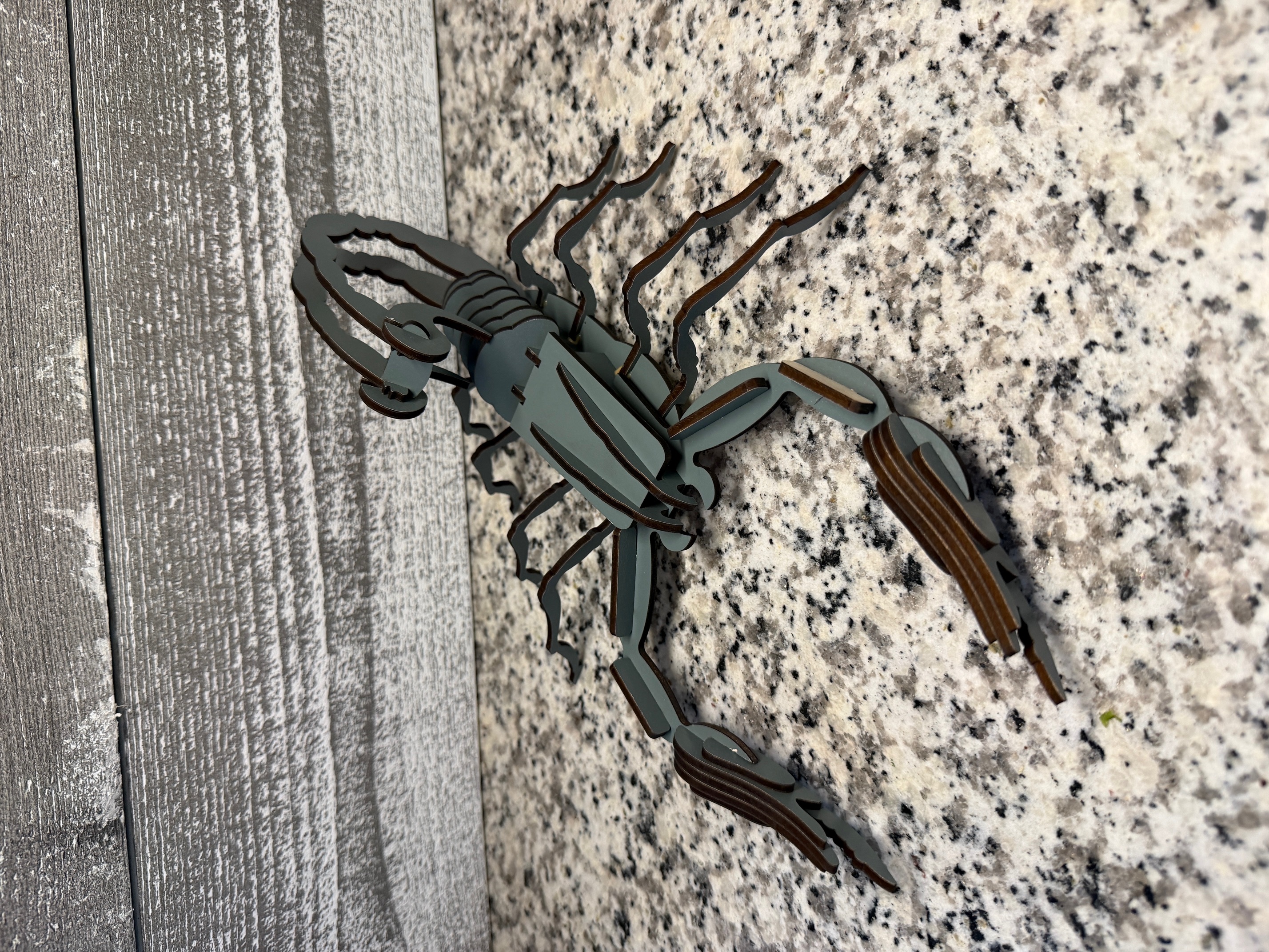 3D Wooden Puzzle: Scorpion