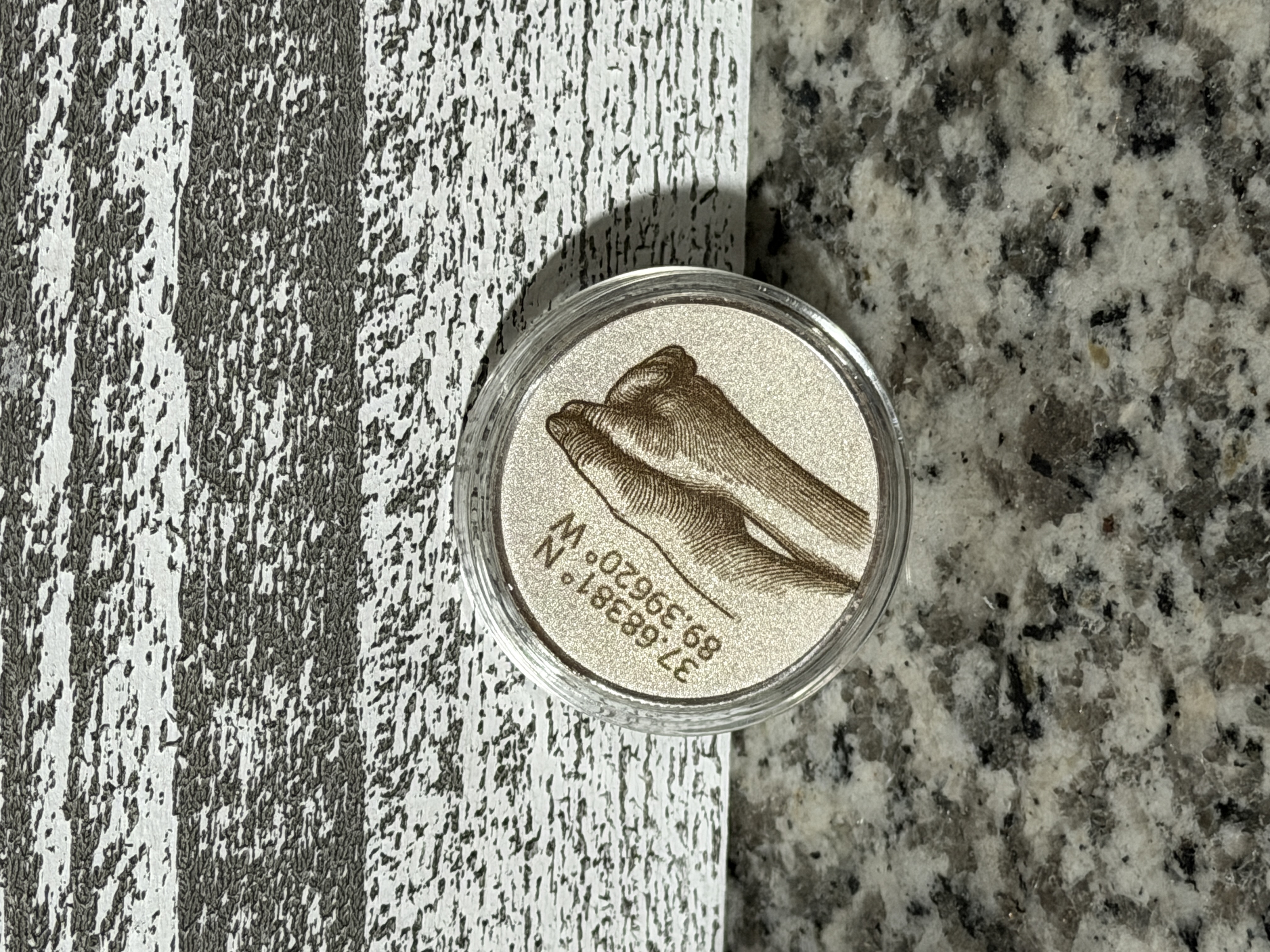 Custom Engraved 40mm Challenge Coin, Alloy