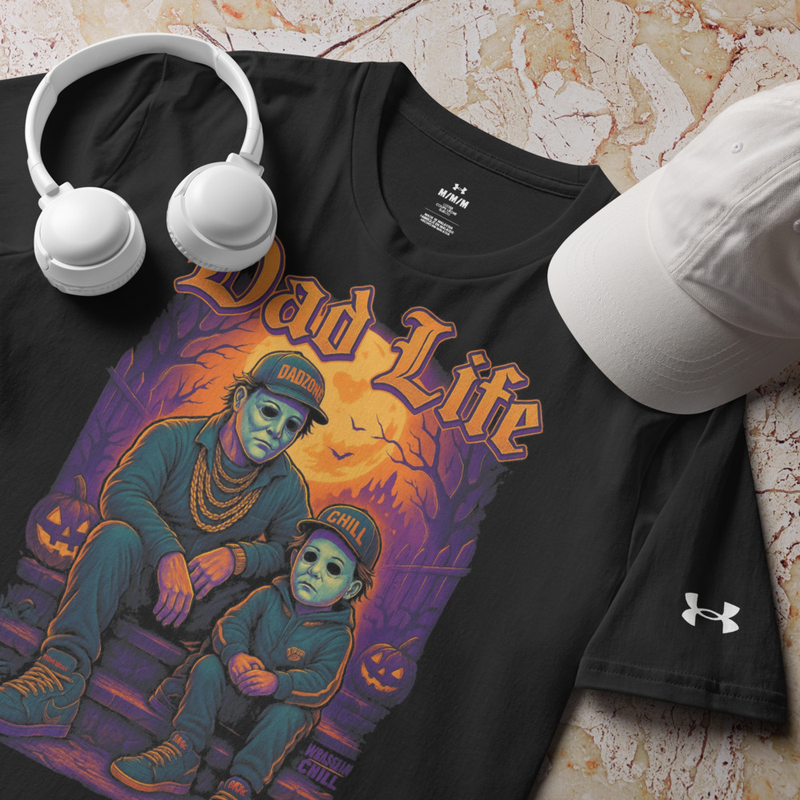 Dad Life Halloween Under ArmourⓇ athletic t-shirt