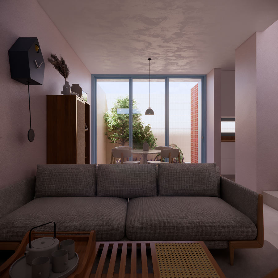 Planos Arquitectonicos - Casa "Rosa Pastel"