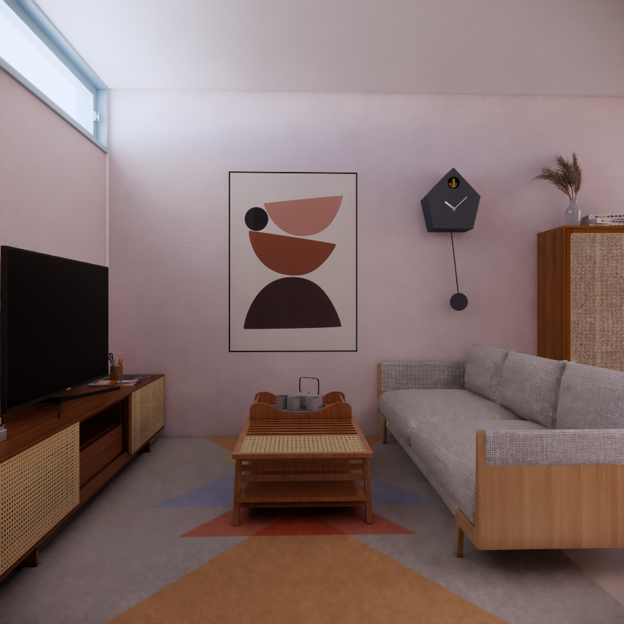 Planos Arquitectonicos - Casa "Rosa Pastel"
