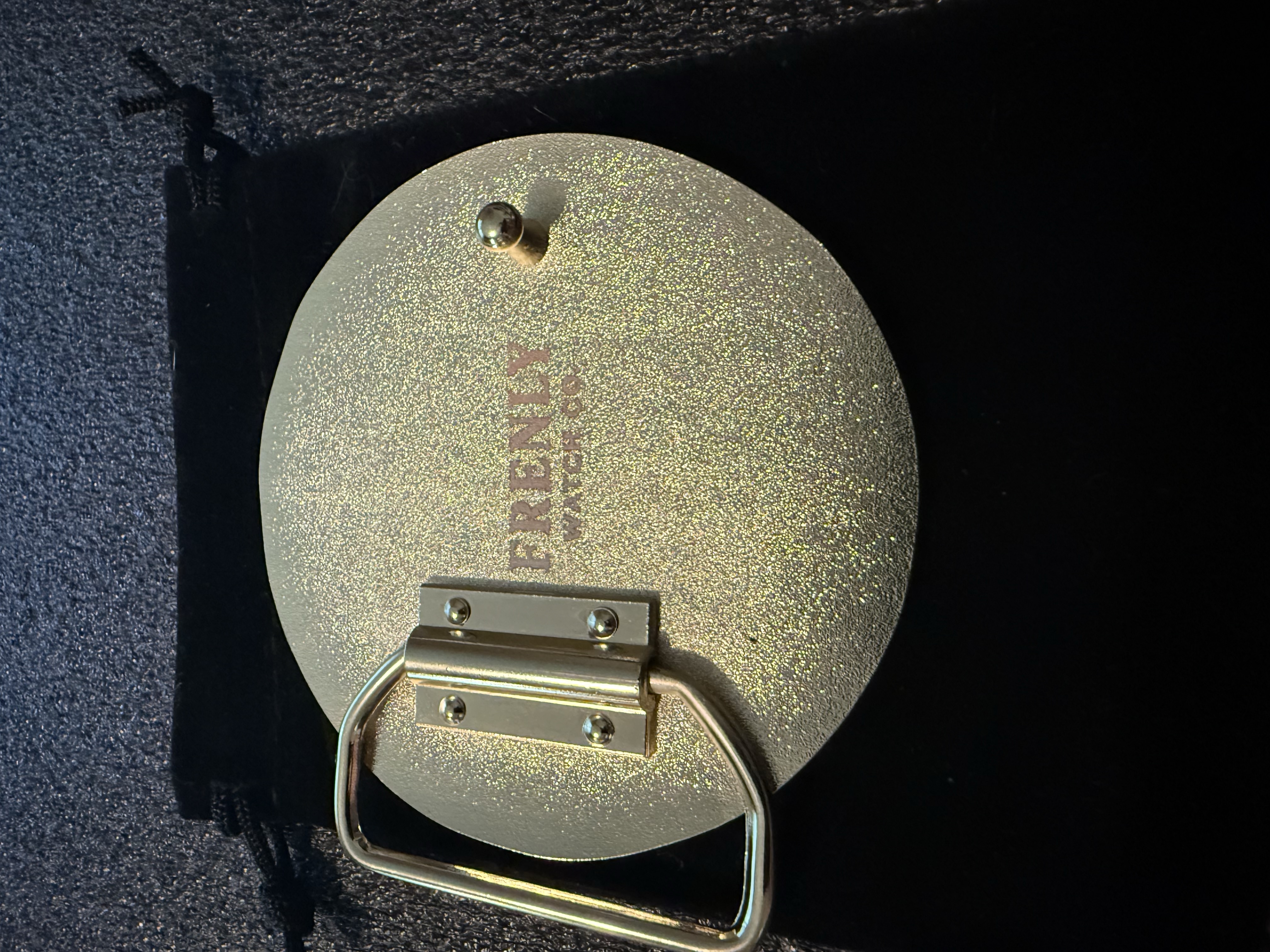 SRad Belt Buckle Gold on Gold