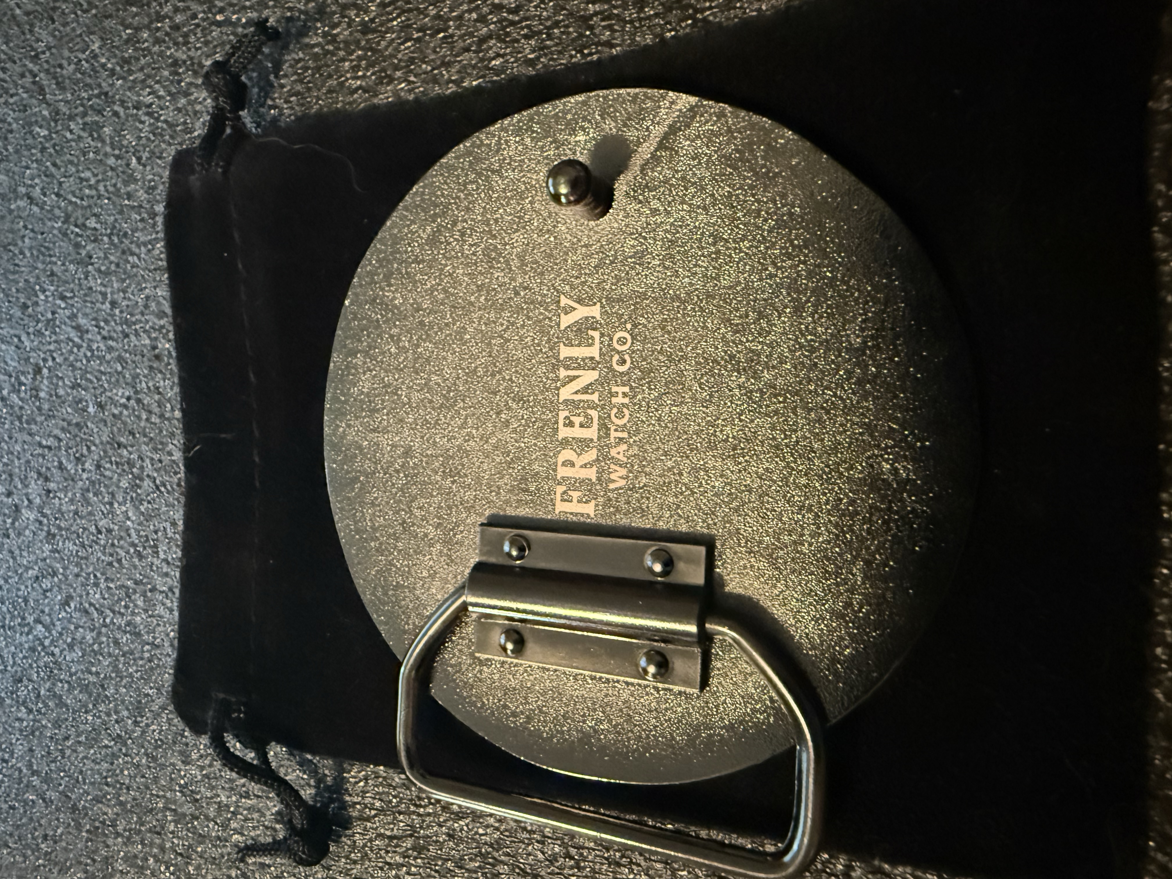 SRad Belt Buckle Black on Black