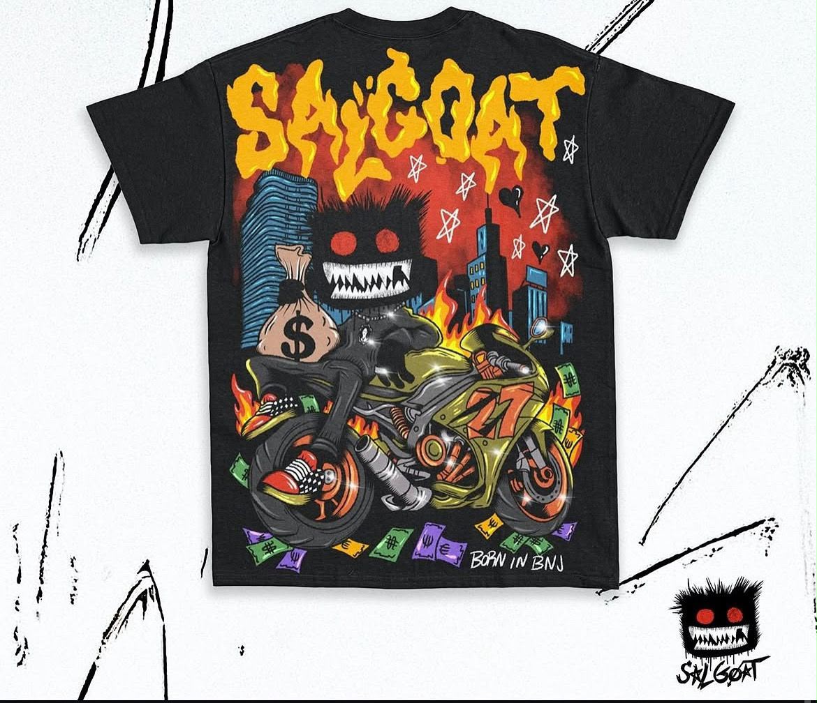 T-shirt SAIGOAT moto