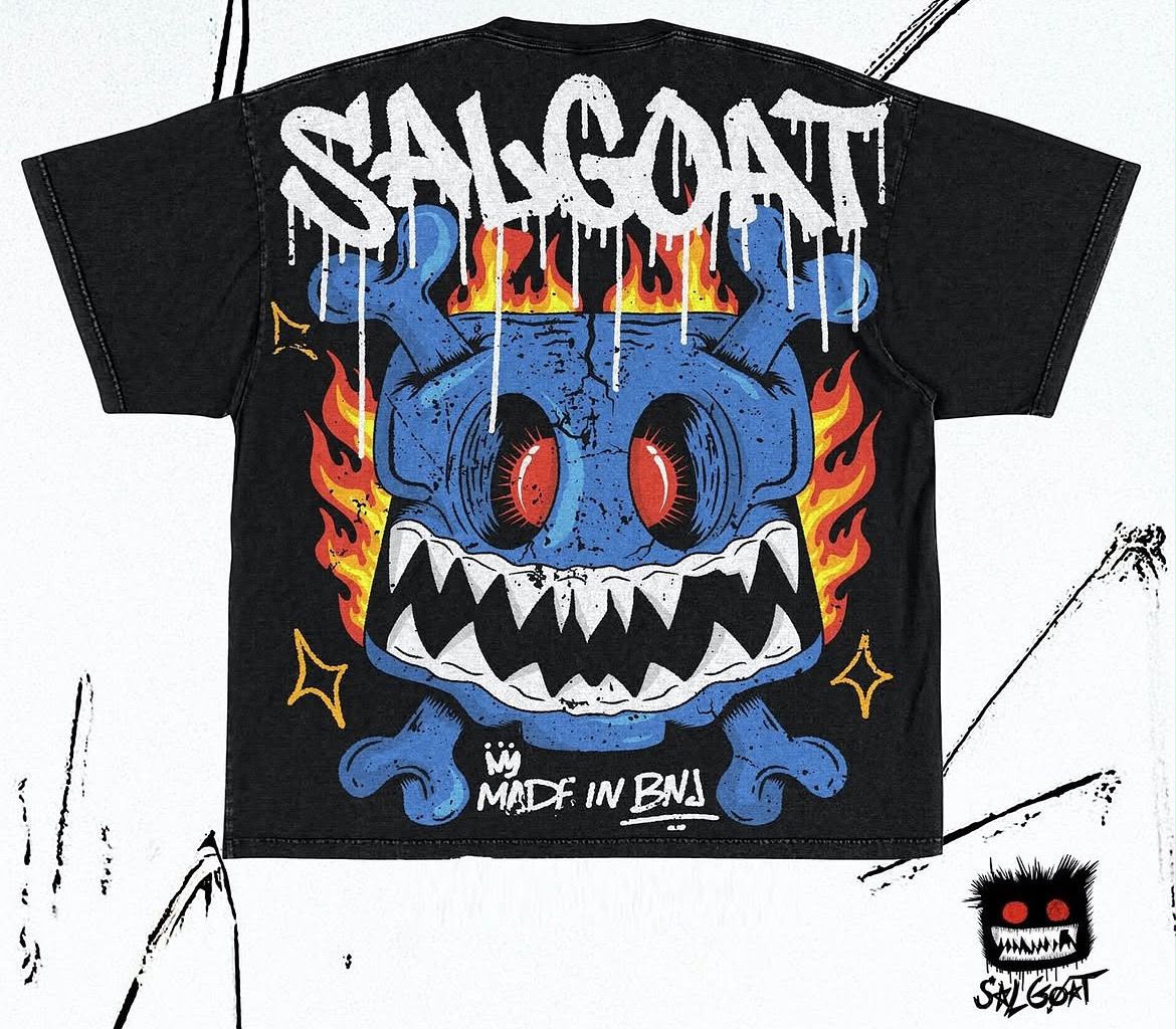 T-shirt Salgoat Skull