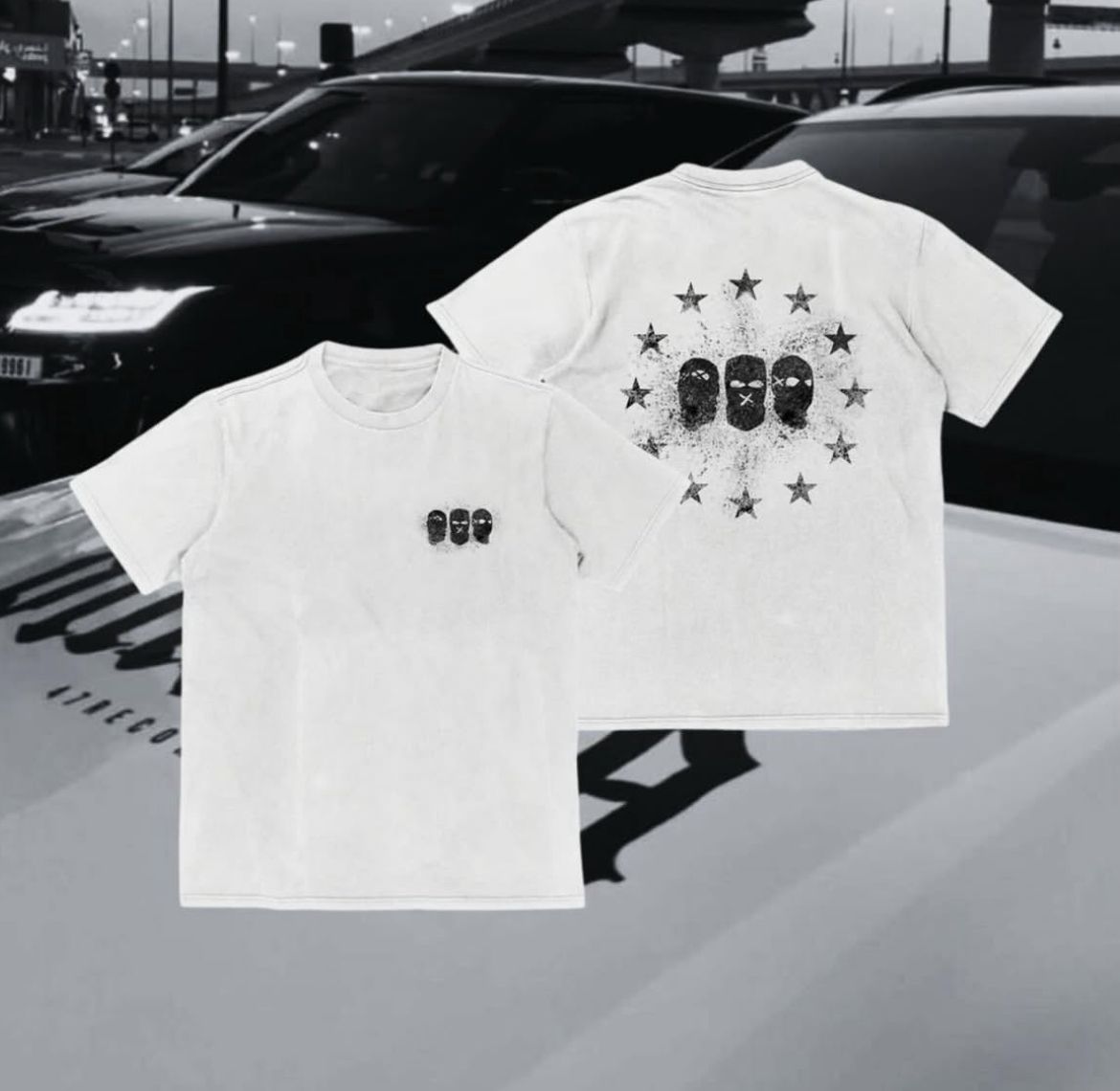 T-shirt blanc omerta