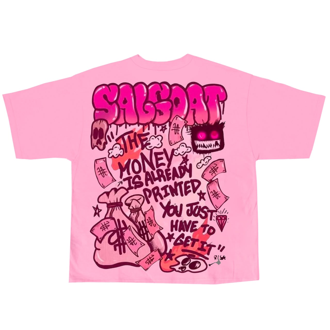 T-shirt rose SALGOAT