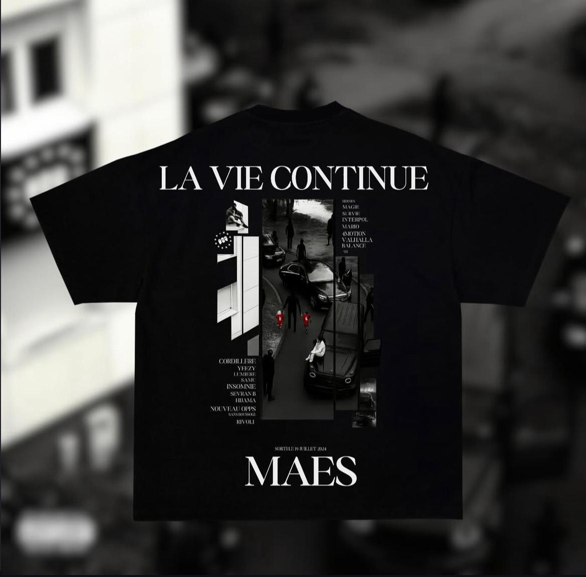 T-shirt La Vie Continue MAES