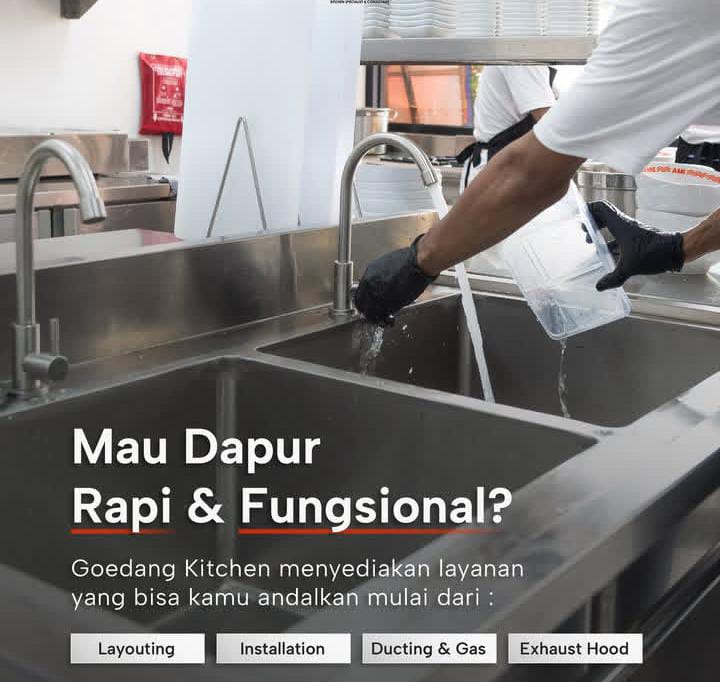 Jasa Instalasi Dapur Komersial