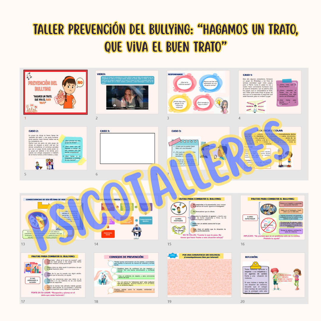 Taller Prevención del Bullying
