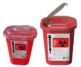 Contenedor para Residuos Peligrosos Biológico Infeccioso (RPBI).