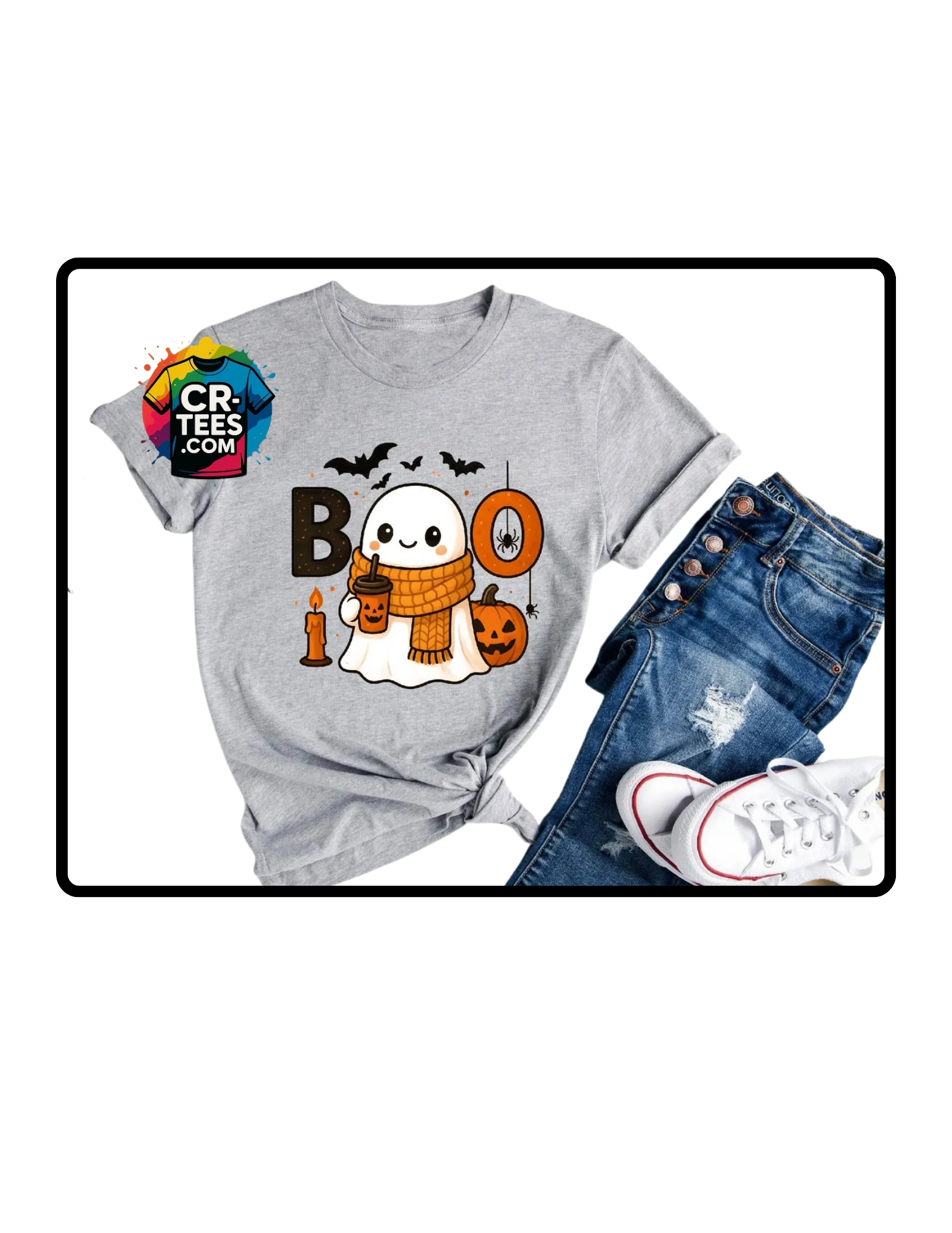 Halloween Boo Ghost T-shirt
