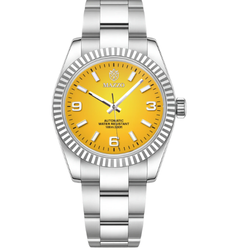 MAZZO Automatic Silver Wristwatch