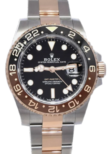Rolex GMT-Master II Root beer two tone Rose Gold 