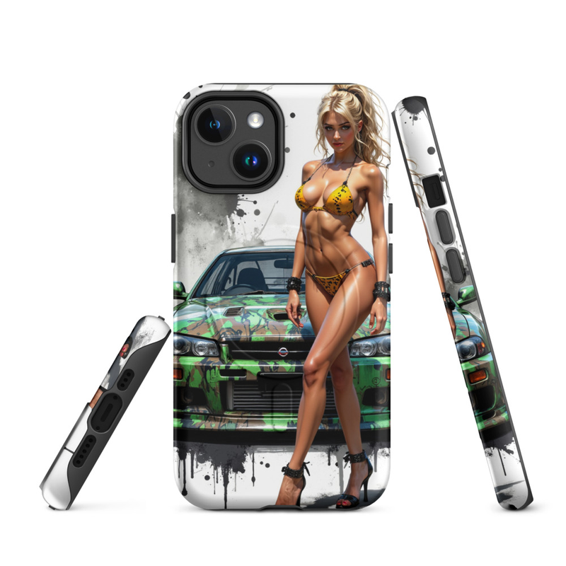 MagSafe® tough case for iPhone® 14 - 17 Camo Skyline