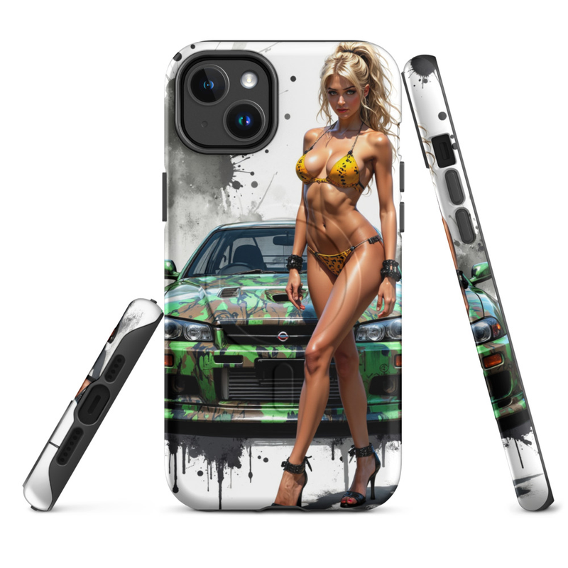 MagSafe® tough case for iPhone® 14 - 17 Camo Skyline