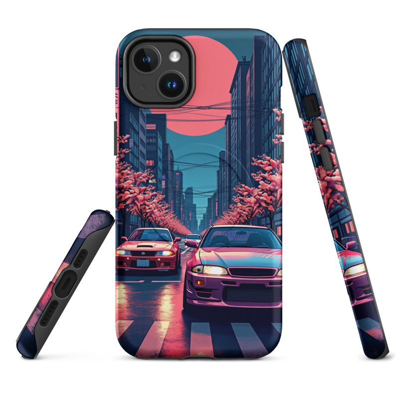 MagSafe® tough case for iPhone® 14 - 17 - Japanese Night Cruise