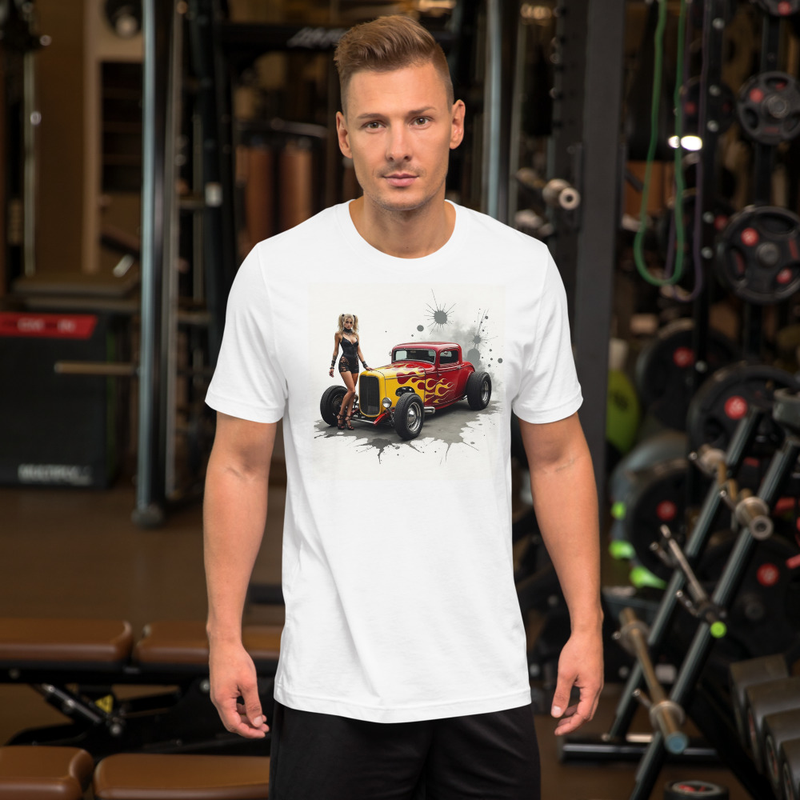 Alyssa with Red Hot Rod T-Shirt