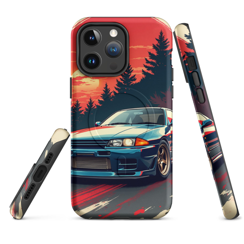 MagSafe® tough case for iPhone® 14 - 17 - R32 Skyline